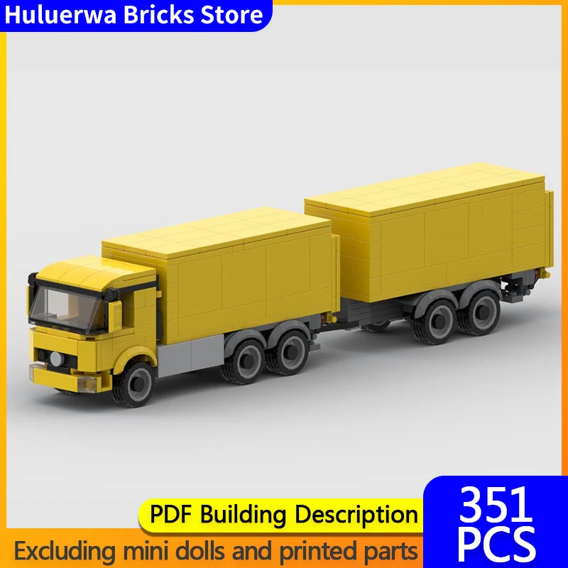 City Car Model MOC Building Bricks LKW Van Transport Truck Modular Technology Children Holiday Gifts Assemble Toys Suit
City Car Model MOC Building Bricks LKW Van Transport Truck Modular Technology Children Holiday Gifts Assemble Toys Suit