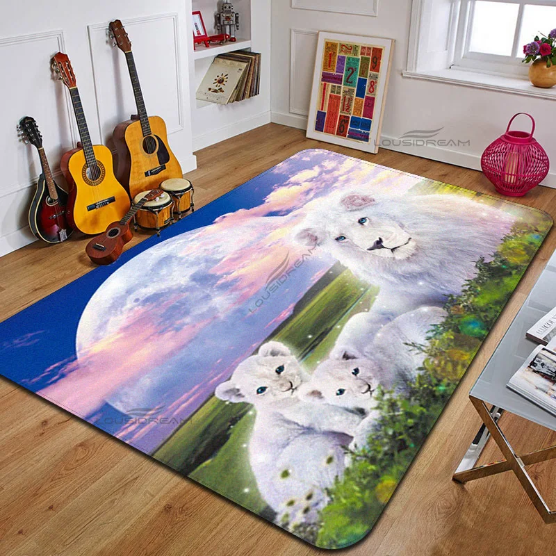 Cartoon White Animal Series Decorative Carpet Children's Bedroom Floor Pad Can Customize Rug Living Room Cushion Door Pad
Cartoon White Animal Series Decorative Carpet Children's Bedroom Floor Pad Can Customize Rug Living Room Cushion Door Pad