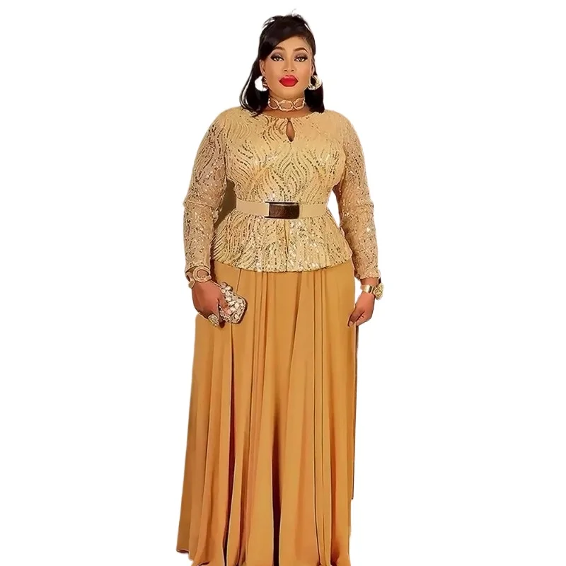 Для женщин 2026 новая африканская одежда больших размеров Турция длинное платье для свадебной вечеринки Дашики Анкара халат с блестками африканская одежда
Для женщин 2026 новая африканская одежда больших размеров Турция длинное платье для свадебной вечеринки Дашики Анкара халат с блестками африканская одежда