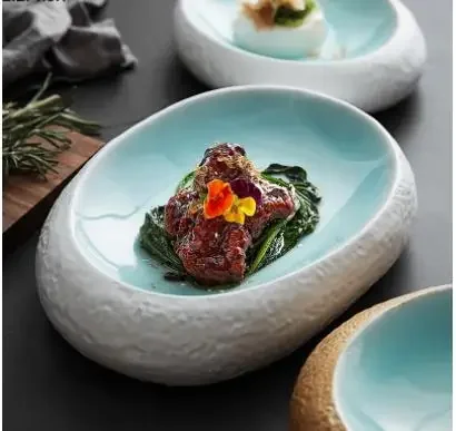 Ceramic Dinner Dishes Household Oval Tableware Snack Dessert Trays Modern Hotel Restaurant Steak Plates Pasta
Ceramic Dinner Dishes Household Oval Tableware Snack Dessert Trays Modern Hotel Restaurant Steak Plates Pasta