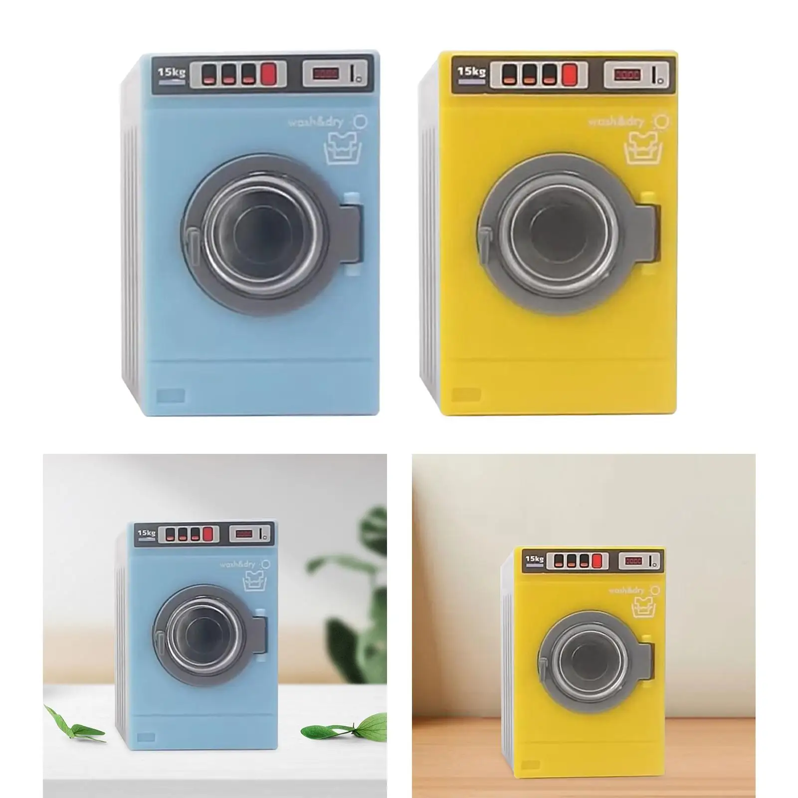 Dollhouse Washing Machine Drum Washing Machine Model 1/12 Scale Home Appliance for Birthday Gifts
Dollhouse Washing Machine Drum Washing Machine Model 1/12 Scale Home Appliance for Birthday Gifts