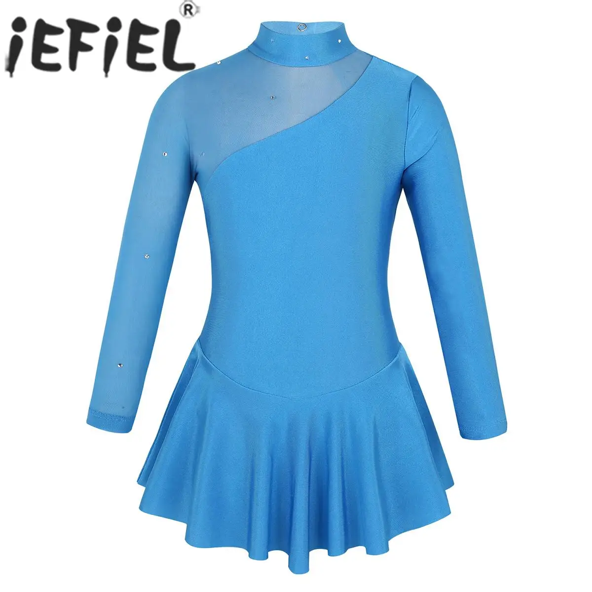 Kids Girls Figure Skating Lyrical Dance Ballet Gymnastics Acrobatics Performance Clothes Long Sleeve Sheer Mesh Leotard Dress
Kids Girls Figure Skating Lyrical Dance Ballet Gymnastics Acrobatics Performance Clothes Long Sleeve Sheer Mesh Leotard Dress