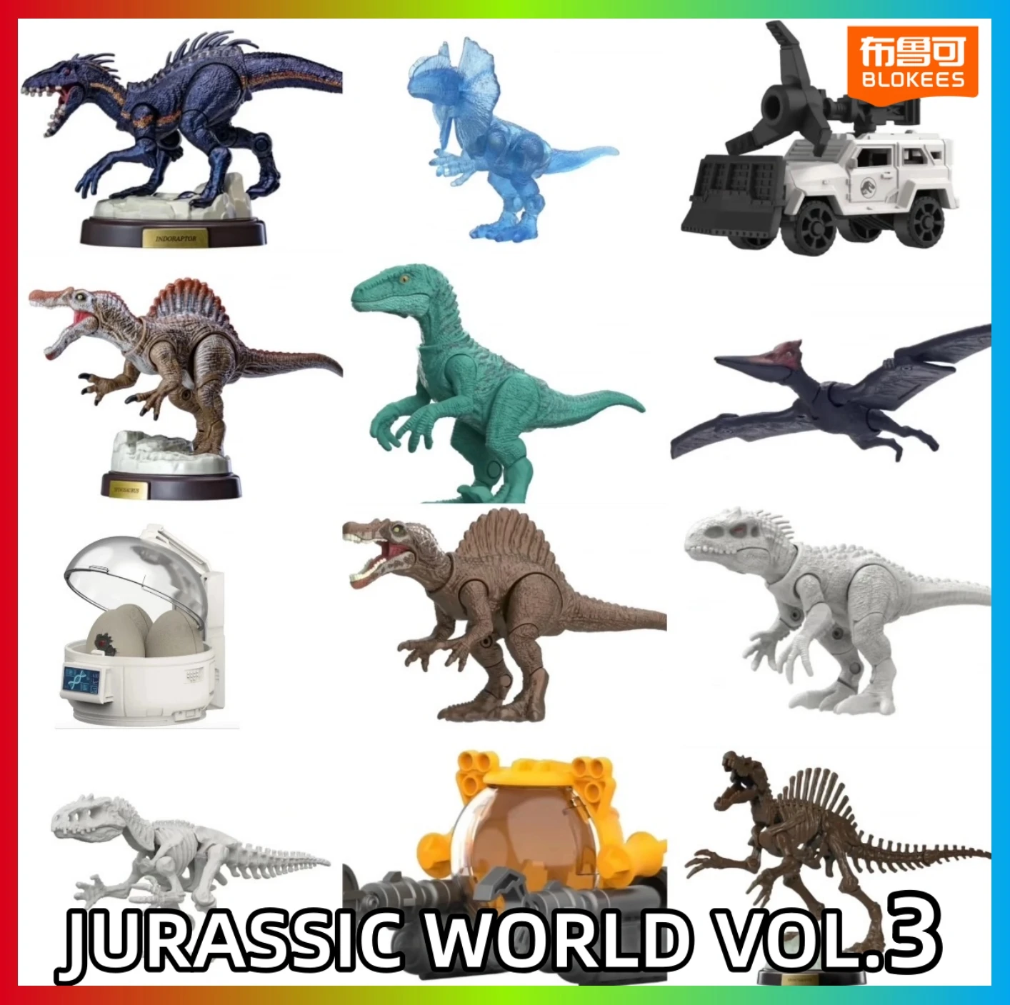 2026 HOT Blokees Jurassic World Series Vol.3 Tyrannosaurus Dinosaur Action Figures Blind Box Collectible Surprise Mystery Toy
2026 HOT Blokees Jurassic World Series Vol.3 Tyrannosaurus Dinosaur Action Figures Blind Box Collectible Surprise Mystery Toy
