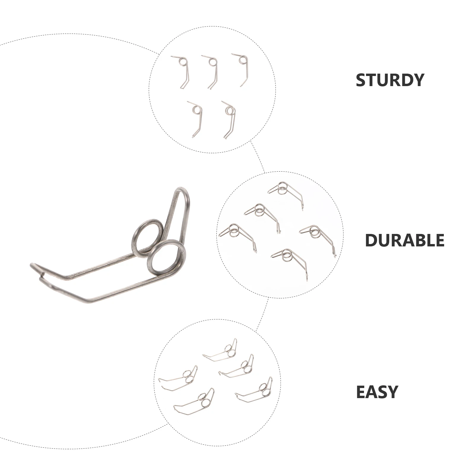 10 Pcs Remover Midrange Spring Accessory Iron Trumpet Drain Clique Components Accessories
10 Pcs Remover Midrange Spring Accessory Iron Trumpet Drain Clique Components Accessories