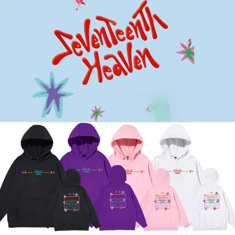 Seventeen SEVENTEENTH HEAVEN Album Свободная толстовка с капюшоном Весна Осень Зима Повседневная удобная хлопковая длинная уличная одежда Све
Seventeen SEVENTEENTH HEAVEN Album Свободная толстовка с капюшоном Весна Осень Зима Повседневная удобная хлопковая длинная уличная одежда Све