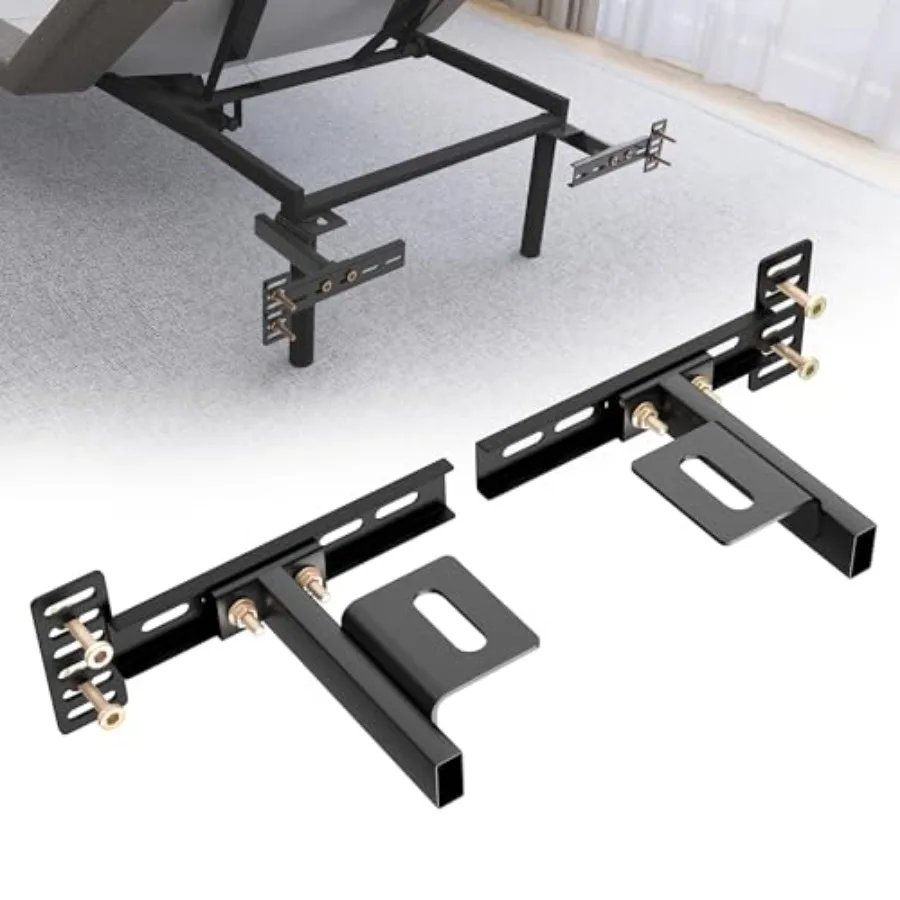 Headboard Brackets for Metal Bed Frame Adjustable Brackets for Headboard with Footboard Extension Kit Fit Twin Full Queen King
Headboard Brackets for Metal Bed Frame Adjustable Brackets for Headboard with Footboard Extension Kit Fit Twin Full Queen King