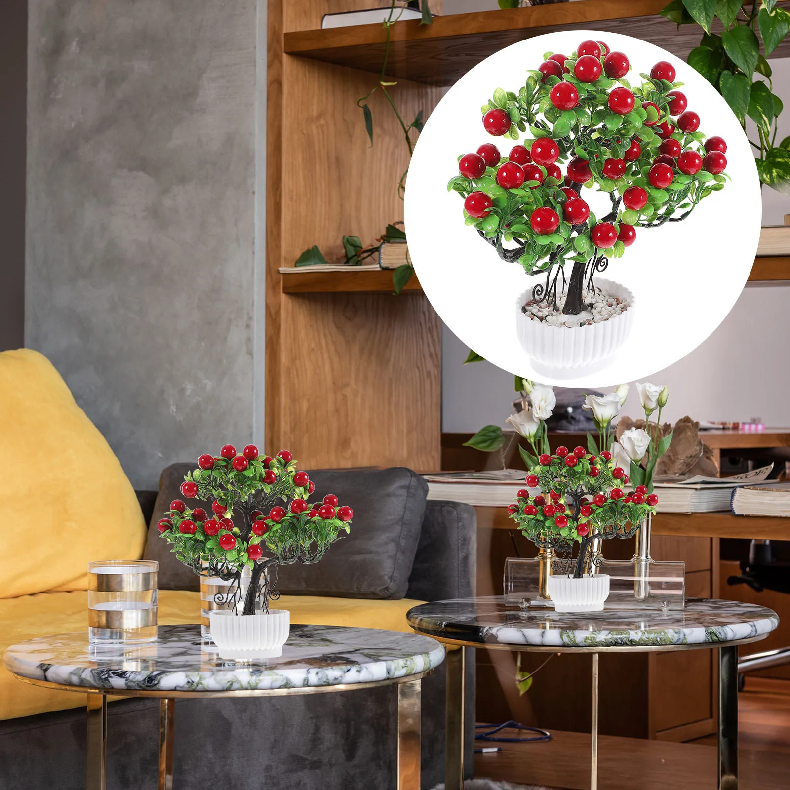 Artificial Bonsai Fake Small Plant For Desk Home Office Decor Desktop Adornments Fake Green Plant Decors
Artificial Bonsai Fake Small Plant For Desk Home Office Decor Desktop Adornments Fake Green Plant Decors