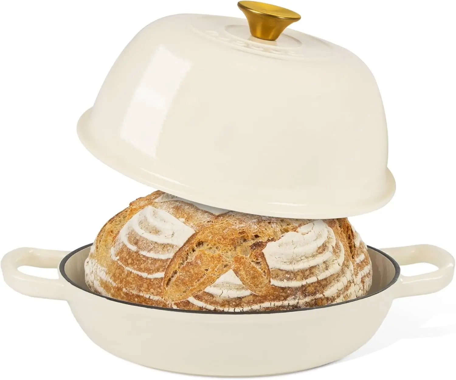 Enamelled Cast Iron Dutch Oven for Bread Baking – 6 Quart, 26cm, Dark Blue – Perfect Sourdough Pot
Enamelled Cast Iron Dutch Oven for Bread Baking – 6 Quart, 26cm, Dark Blue – Perfect Sourdough Pot