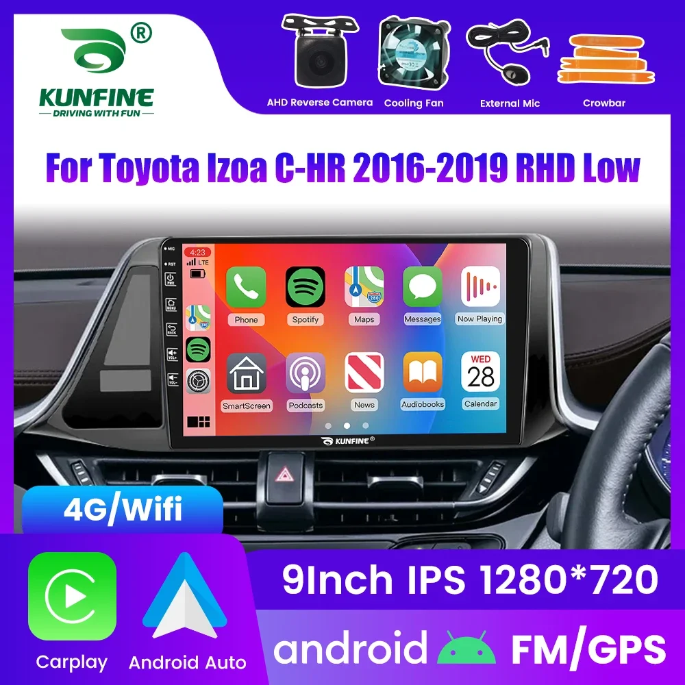 Автомобильный радиоприемник 2Din Android для Toyota Izoa C-HR 2016-2019, мультимедийный видеоплеер, GPS-навигация, стерео аудио головное устройство Carplay 4G
Автомобильный радиоприемник 2Din Android для Toyota Izoa C-HR 2016-2019, мультимедийный видеоплеер, GPS-навигация, стерео аудио головное устройство Carplay 4G