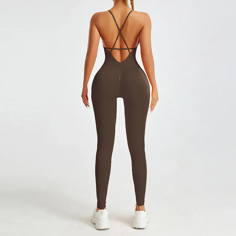 One Piece Fitness Overals Knitted Seamless Sports Jumpsuit Workout Clothes Rompers Women's Tracksuit Yoga Gym Set Sportswear
One Piece Fitness Overals Knitted Seamless Sports Jumpsuit Workout Clothes Rompers Women's Tracksuit Yoga Gym Set Sportswear