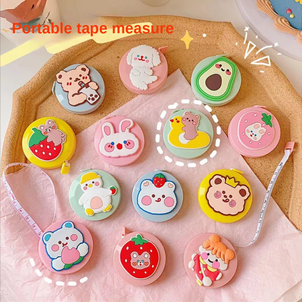1.5M/60 Feet Mini Tape Measure Cartoon Cute Ruler Portable Meter Ruler Measurement Height Measurement Clothes Soft Ruler
1.5M/60 Feet Mini Tape Measure Cartoon Cute Ruler Portable Meter Ruler Measurement Height Measurement Clothes Soft Ruler