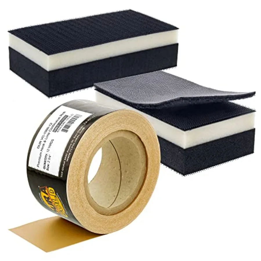 Dura-Gold Pro Series Rectangle 5" x 2-3/4" Dual Density 2 Sided EVA Sanding Block Hook and Loop Backing 2 Pack - PSA Adapter Pa
Dura-Gold Pro Series Rectangle 5" x 2-3/4" Dual Density 2 Sided EVA Sanding Block Hook and Loop Backing 2 Pack - PSA Adapter Pa