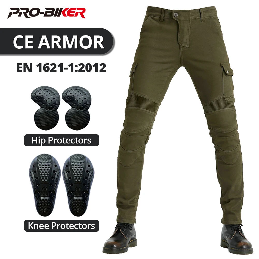 Motorcycle Pants Built In CE Protectors Four Seasons Outdoor Motocross Riding Pants Anti-Fall Motorbike Pants Wear-Resistant
Motorcycle Pants Built In CE Protectors Four Seasons Outdoor Motocross Riding Pants Anti-Fall Motorbike Pants Wear-Resistant