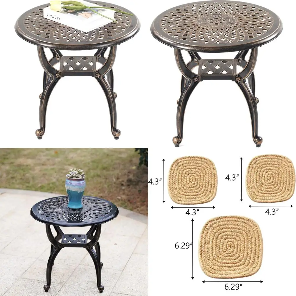 Durable Copper Outdoor Side Table - Rust-Resistant, Weather-Proof for Patio, Backyard, and Garden Use
Durable Copper Outdoor Side Table - Rust-Resistant, Weather-Proof for Patio, Backyard, and Garden Use