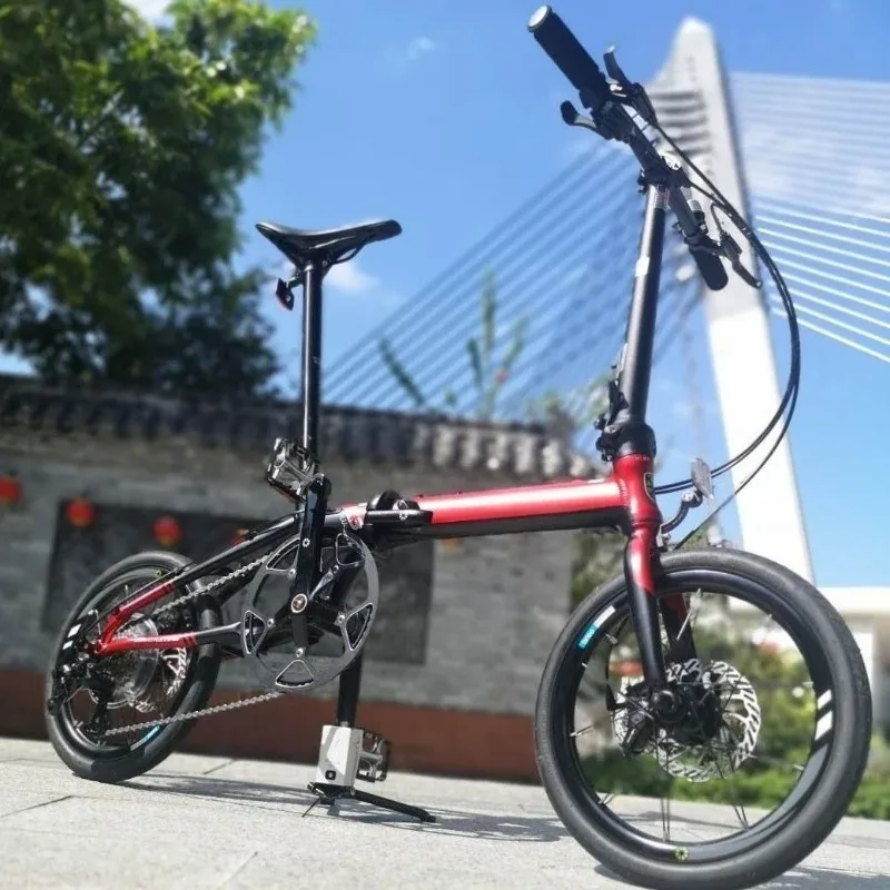 Folding car disc brake 16 inch mini ultra-light folding bicycle
Folding car disc brake 16 inch mini ultra-light folding bicycle