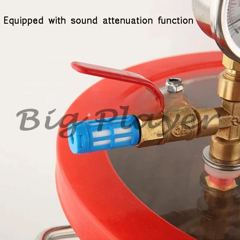5 Gallon 20L Stainless Steel Vacuum Degassing Chamber Vacuum Defoaming Barrel For Silicone Resin AB Adhesive 25x25CM Acrylic Lid
5 Gallon 20L Stainless Steel Vacuum Degassing Chamber Vacuum Defoaming Barrel For Silicone Resin AB Adhesive 25x25CM Acrylic Lid