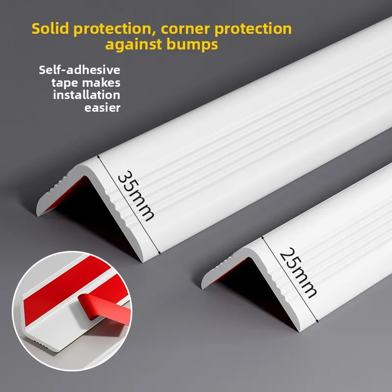 Self-Adhesive Corner Protection Strip Tile Window Sill Living Room Decorative Child Se Bumper Strip Covering Corner
Self-Adhesive Corner Protection Strip Tile Window Sill Living Room Decorative Child Se Bumper Strip Covering Corner