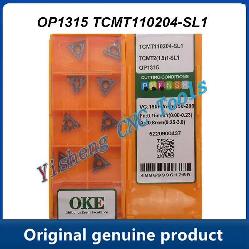 TCMT110204-SL TCMT 110204 OC3215 OP1215 OP1315 TCMT110204 Radius 0.4 Carbide Cutting Tool Plate Triangle Plate for Cast Iron
TCMT110204-SL TCMT 110204 OC3215 OP1215 OP1315 TCMT110204 Radius 0.4 Carbide Cutting Tool Plate Triangle Plate for Cast Iron