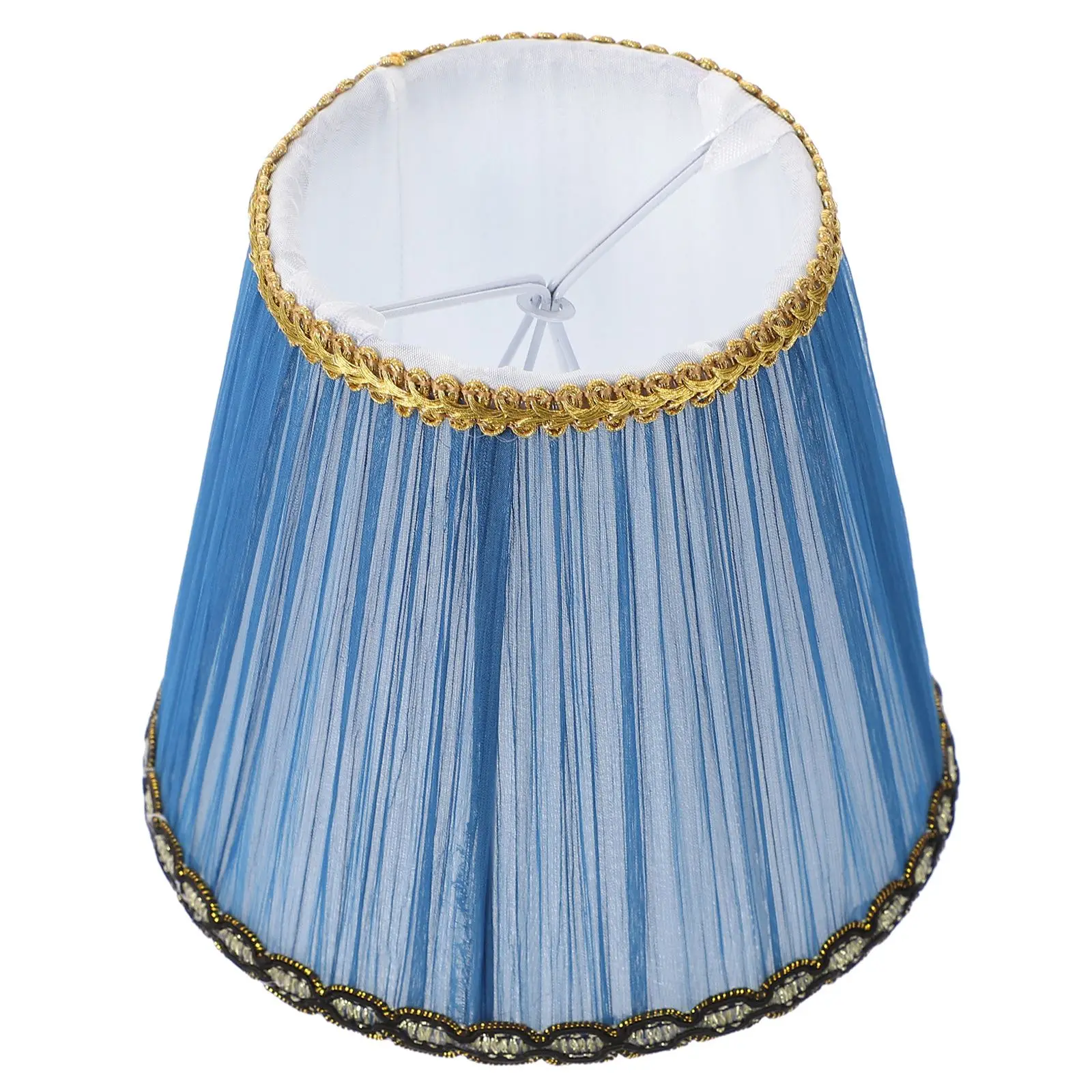 Clamped Bubble Fabric Lampshade Blue Cloth Shades Durable Lamp Cover Vintage Floor Bedroom Lighting Accessories Warm
Clamped Bubble Fabric Lampshade Blue Cloth Shades Durable Lamp Cover Vintage Floor Bedroom Lighting Accessories Warm