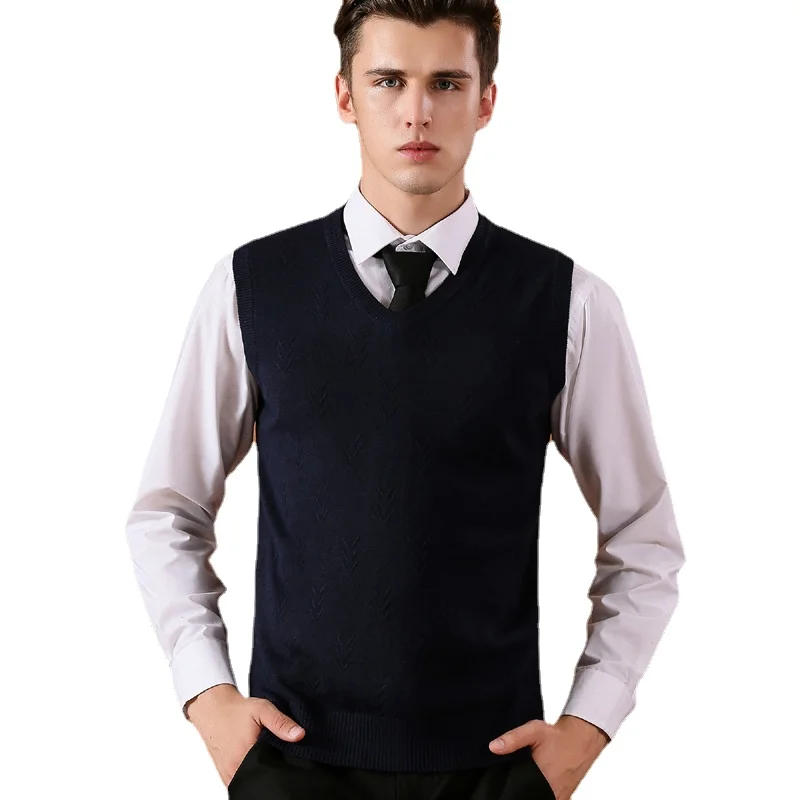 New Arrival Solid Color Sweater Vest Men Cashmere Sweaters Wool Pullover Mens Male Knitted Cashmere Clothes
New Arrival Solid Color Sweater Vest Men Cashmere Sweaters Wool Pullover Mens Male Knitted Cashmere Clothes