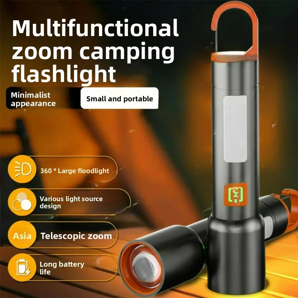Rechargeable LED Aluminum Alloy Flashlight Super Bright Long-Lasting Portable Torch for Home & Outdoor Long Shot
Rechargeable LED Aluminum Alloy Flashlight Super Bright Long-Lasting Portable Torch for Home & Outdoor Long Shot