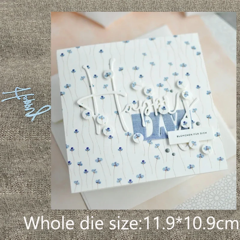 New Design Craft Metal stencil mold Cutting Die HAPPY word decoration scrapbook die cut Album Paper Card Craft Embossing
New Design Craft Metal stencil mold Cutting Die HAPPY word decoration scrapbook die cut Album Paper Card Craft Embossing
