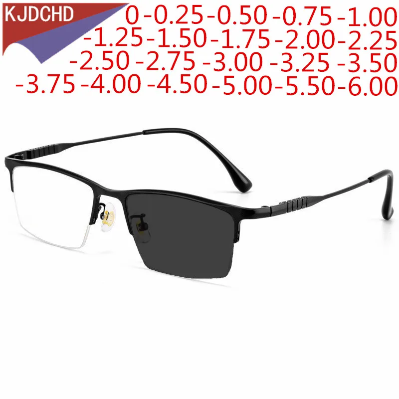 New Half Frame Men's Pure Titanium Sunglasses Photochromic Myopia Glasses Women's Square Optical Prescription Lens Frame
New Half Frame Men's Pure Titanium Sunglasses Photochromic Myopia Glasses Women's Square Optical Prescription Lens Frame