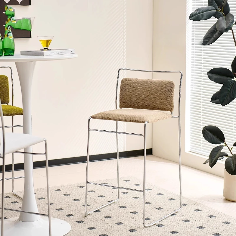 Household high dining chair minimalist French retro island platform backrest bar stool
Household high dining chair minimalist French retro island platform backrest bar stool