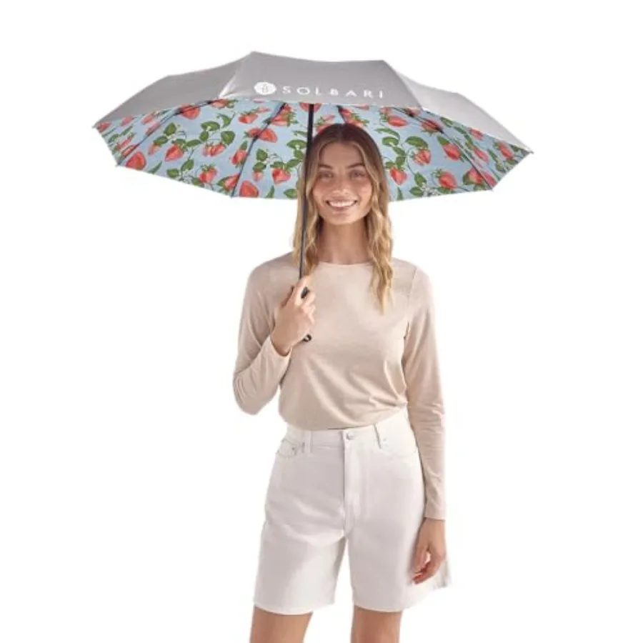 Solbari Compact Sun Protective Umbrella UPF 50+ UV Protection, Ultra-Light and Travel-Friendly, Reflective Sun Protection for B
Solbari Compact Sun Protective Umbrella UPF 50+ UV Protection, Ultra-Light and Travel-Friendly, Reflective Sun Protection for B