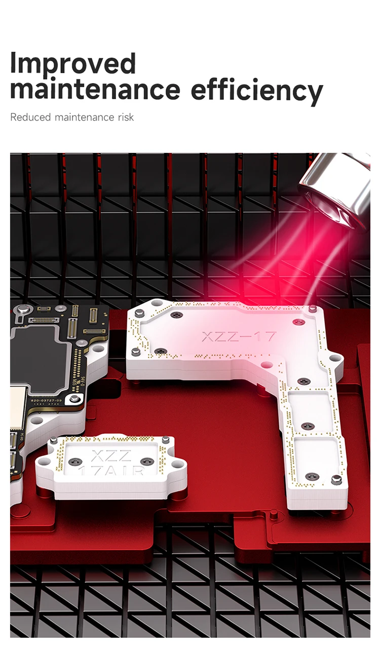 XZZ XINZHIZAO ISocket MainBoard Layered Testing Frame for IPhone 17/17Air/17Pro/17Pro Max Middle Level Radio Frequency Function