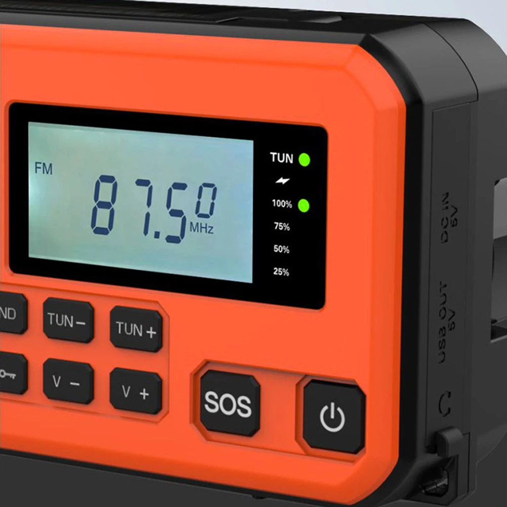 Hand Crank Emergency Radio AM/FM/SW Radio with SOS Alarm Flashlight Portable Weather Radio for Outdoor Camping and Emergency
Hand Crank Emergency Radio AM/FM/SW Radio with SOS Alarm Flashlight Portable Weather Radio for Outdoor Camping and Emergency