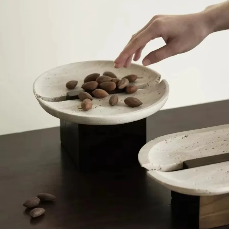 Vintage Stone Tray Natural Marble Texture Coffee Table Decorative Tray Home Desktop Storage Organizer
Vintage Stone Tray Natural Marble Texture Coffee Table Decorative Tray Home Desktop Storage Organizer