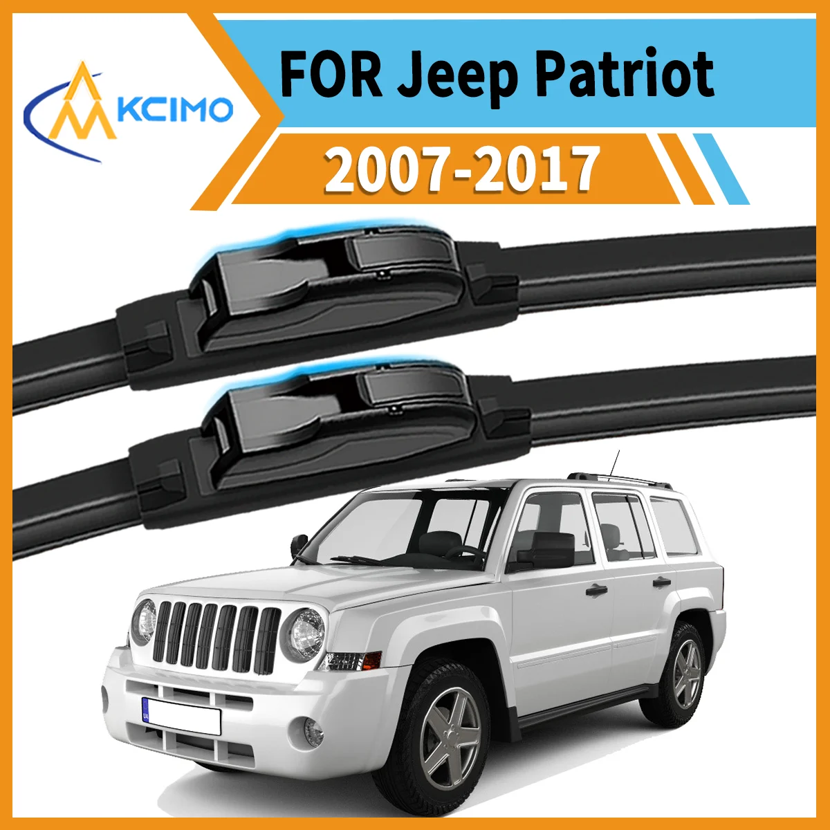 Ultimate 2 Front Wiper Blades for Jeep Patriot MK74 2007–2017 Ensures Clear Vision & Safe Driving in Rain Snow or Sun
Ultimate 2 Front Wiper Blades for Jeep Patriot MK74 2007–2017 Ensures Clear Vision & Safe Driving in Rain Snow or Sun