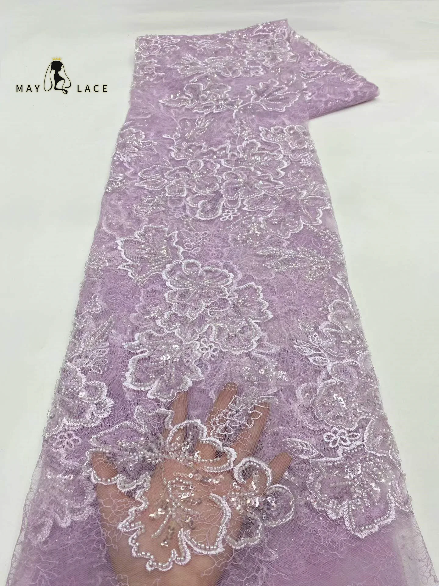 5 Yards African Sequins Lace Fabrics New 2026 Nigerian French Beaded Tulle Mesh Lace Fabrics For Sewing Wedding Party Dresses
5 Yards African Sequins Lace Fabrics New 2026 Nigerian French Beaded Tulle Mesh Lace Fabrics For Sewing Wedding Party Dresses