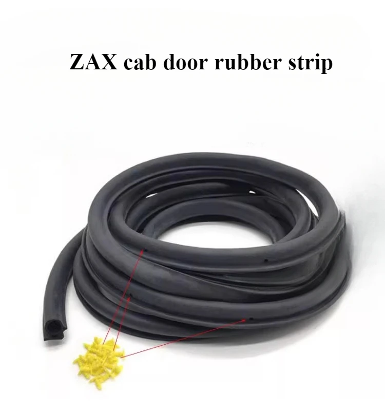 The sealing strip for the cab door is suitable for excavator accessories ZAX EX ZAX60 70 120 200 210 240
The sealing strip for the cab door is suitable for excavator accessories ZAX EX ZAX60 70 120 200 210 240