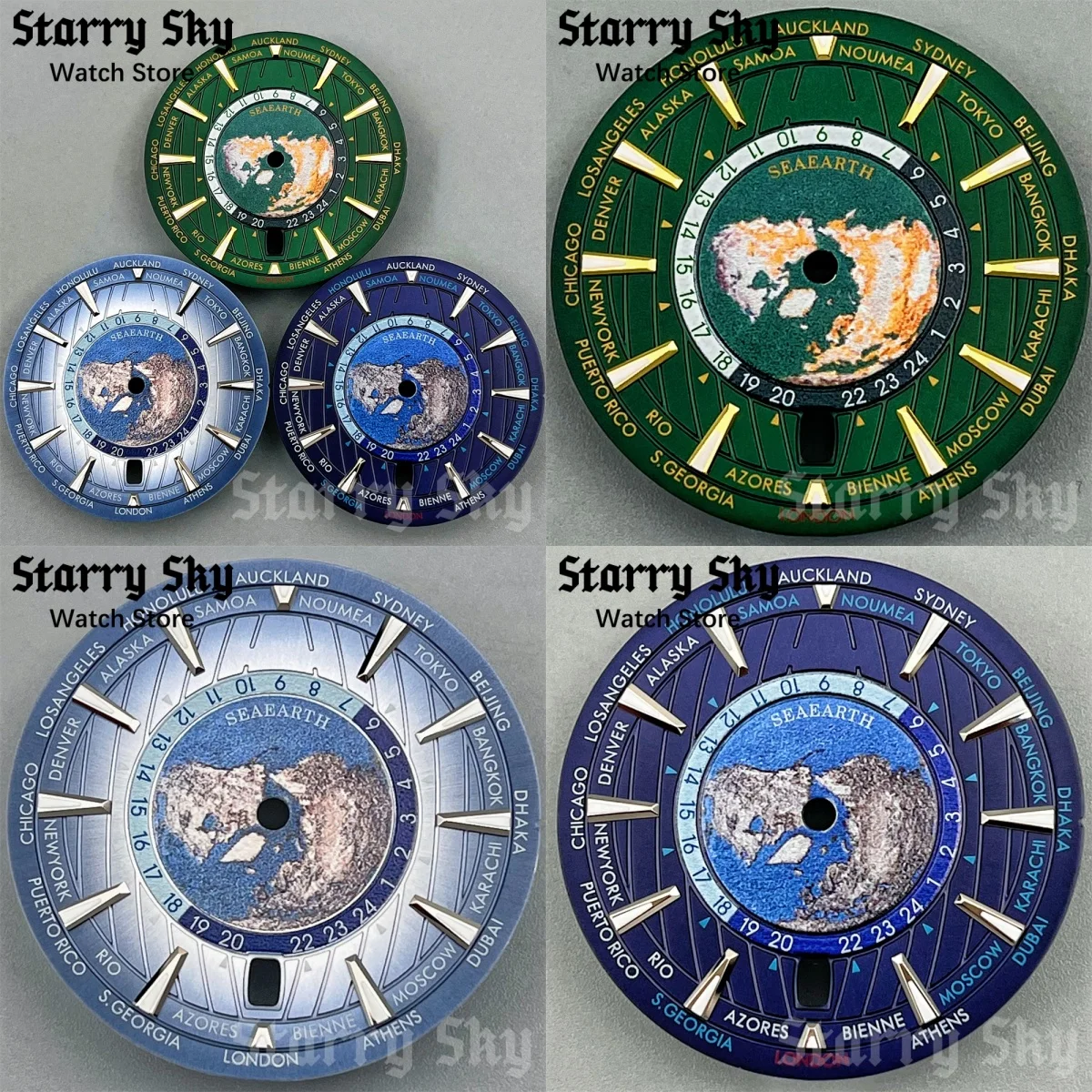 Звездное небо 33,5 мм зеленый/синий 6-часовая заводная головка с окошком даты и землей циферблат часов со светящимся подходит для часов с механизмом NH35 аксессуары
Звездное небо 33,5 мм зеленый/синий 6-часовая заводная головка с окошком даты и землей циферблат часов со светящимся подходит для часов с механизмом NH35 аксессуары