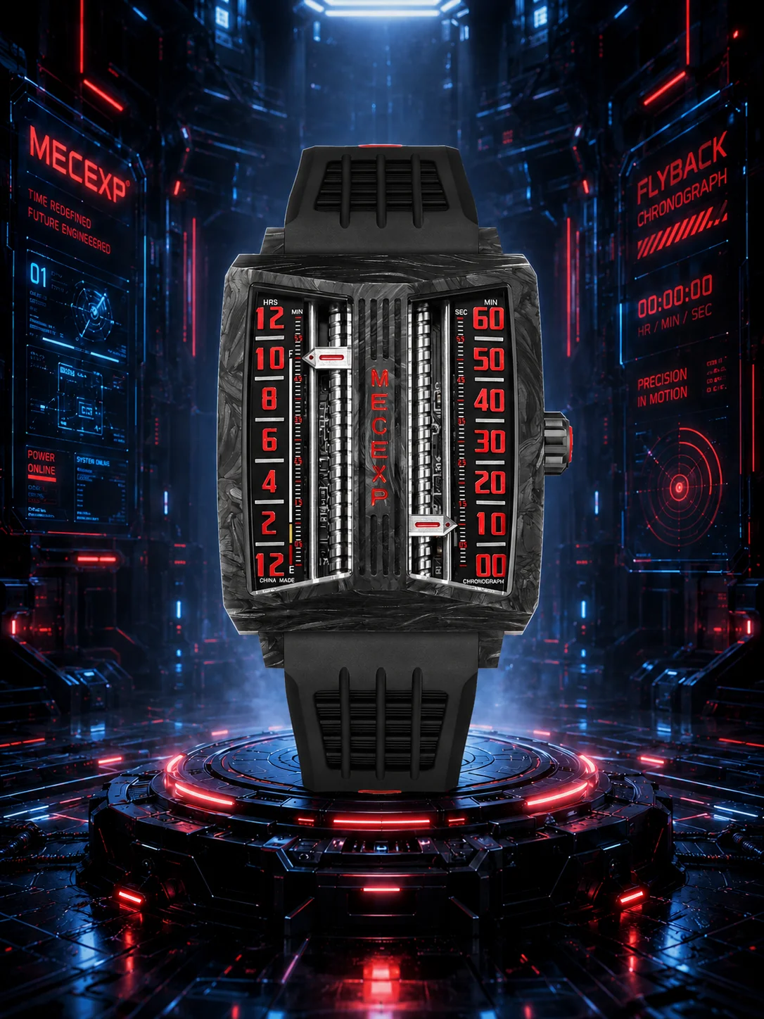 MECEXP Watch Original Design MS1001 Forged Carbon Limited Edition
MECEXP Watch Original Design MS1001 Forged Carbon Limited Edition