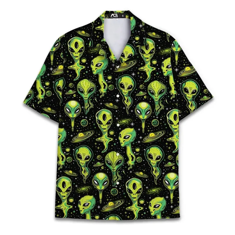 Alien Bigfoot Sasquatch Neon Colors Print Men Shirt Hip Hop Personality Short Sleeve Hawaiian Shirts Summer Leisure Trend Blouse
Alien Bigfoot Sasquatch Neon Colors Print Men Shirt Hip Hop Personality Short Sleeve Hawaiian Shirts Summer Leisure Trend Blouse