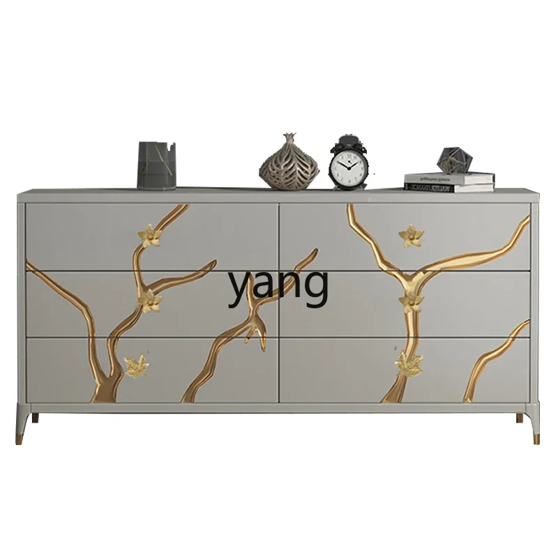 XYY light luxury chest living room simple chest of drawers solid wood cabinet
XYY light luxury chest living room simple chest of drawers solid wood cabinet