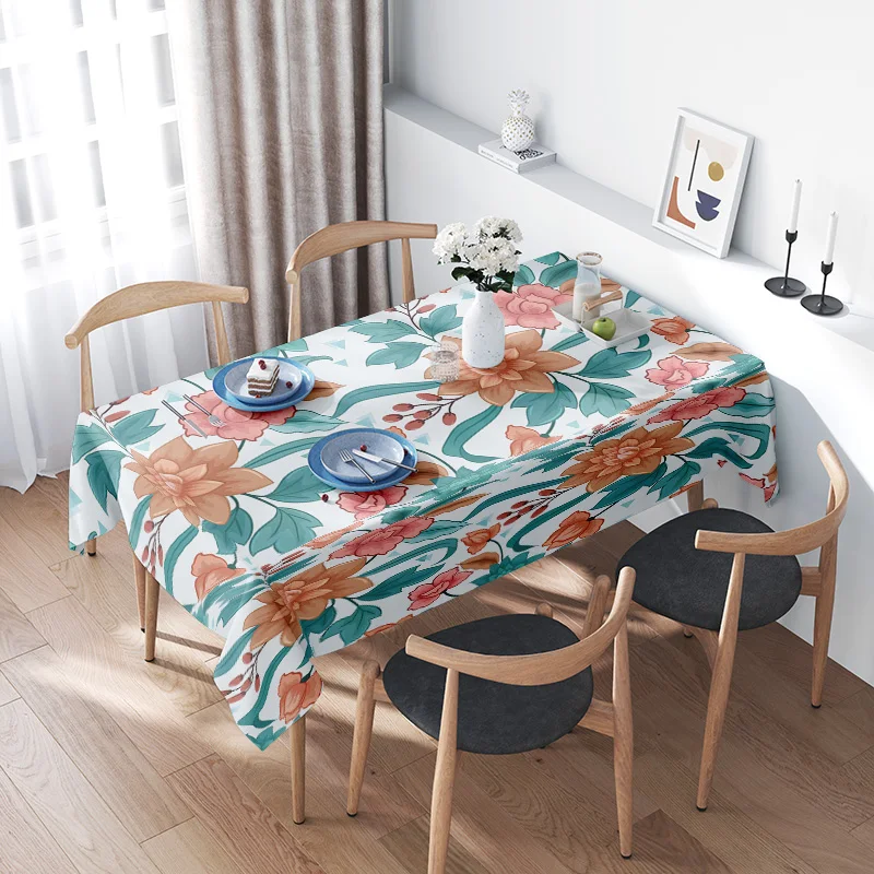 Stylish Floral Tablecloth with GreeneryPerfect Decoration for Dining Room or Kitchen Available in Multiple Sizes
Stylish Floral Tablecloth with GreeneryPerfect Decoration for Dining Room or Kitchen Available in Multiple Sizes