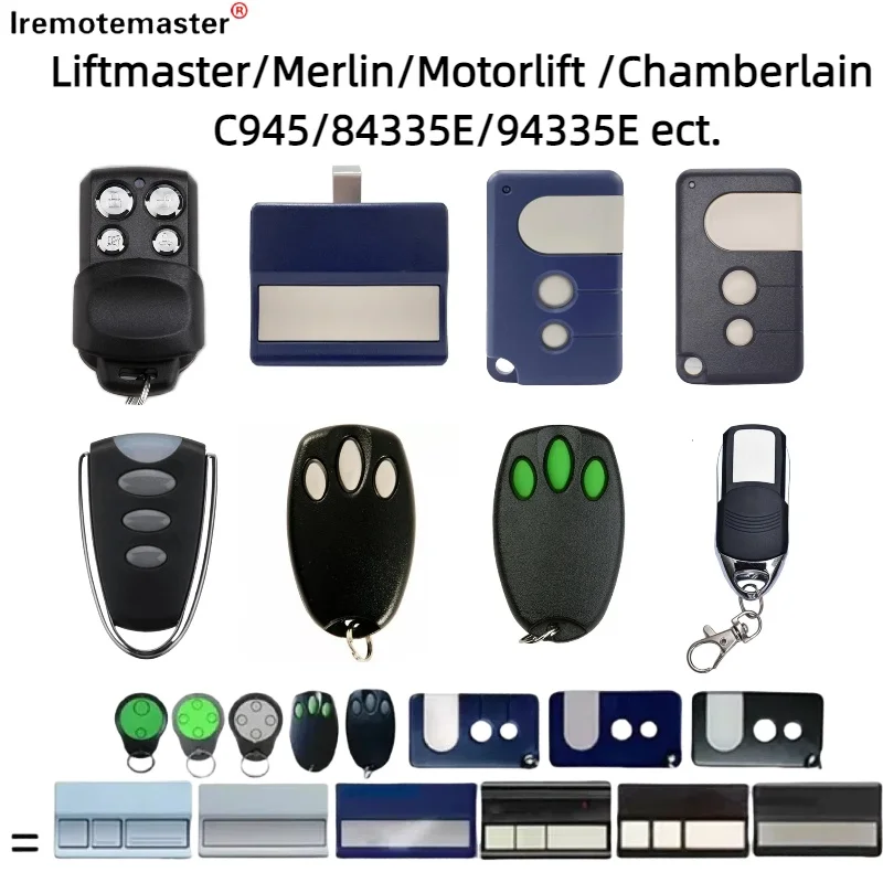 For Liftmaster 84335E 1A5639-7 Remote Control Motorlift Chamberlain 84335EML MERLIN 94335E ML500 gate garage Door remote Opener
For Liftmaster 84335E 1A5639-7 Remote Control Motorlift Chamberlain 84335EML MERLIN 94335E ML500 gate garage Door remote Opener