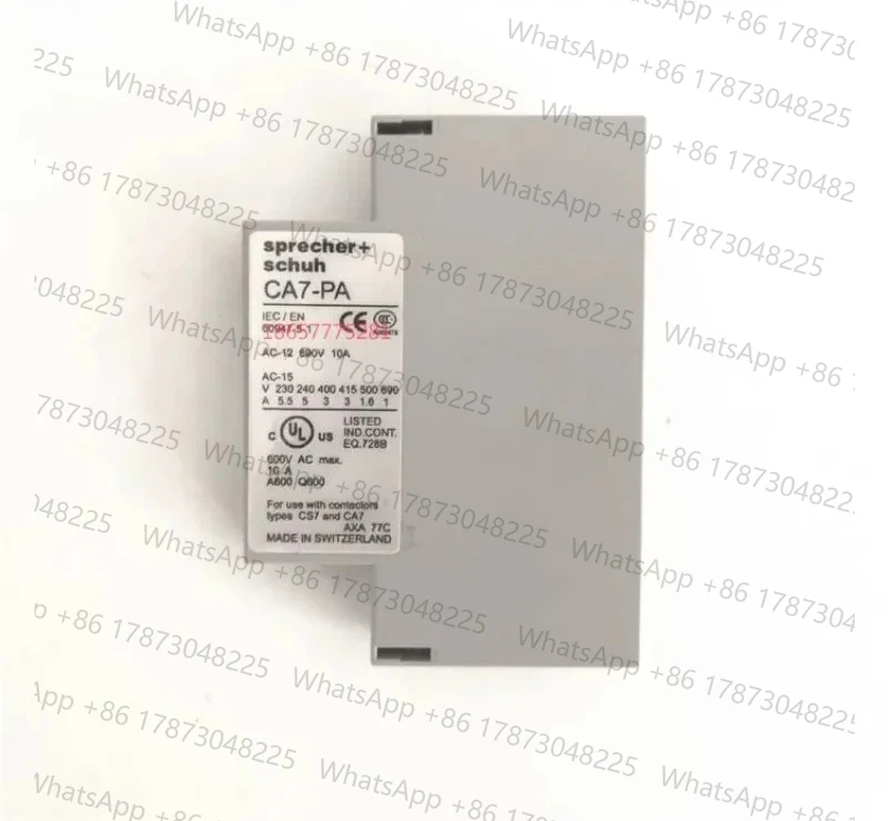 Sprecher+schuh CA7-PA CA7-PA-01/10/11 contactor auxiliary contacts 
Sprecher+schuh CA7-PA CA7-PA-01/10/11 contactor auxiliary contacts