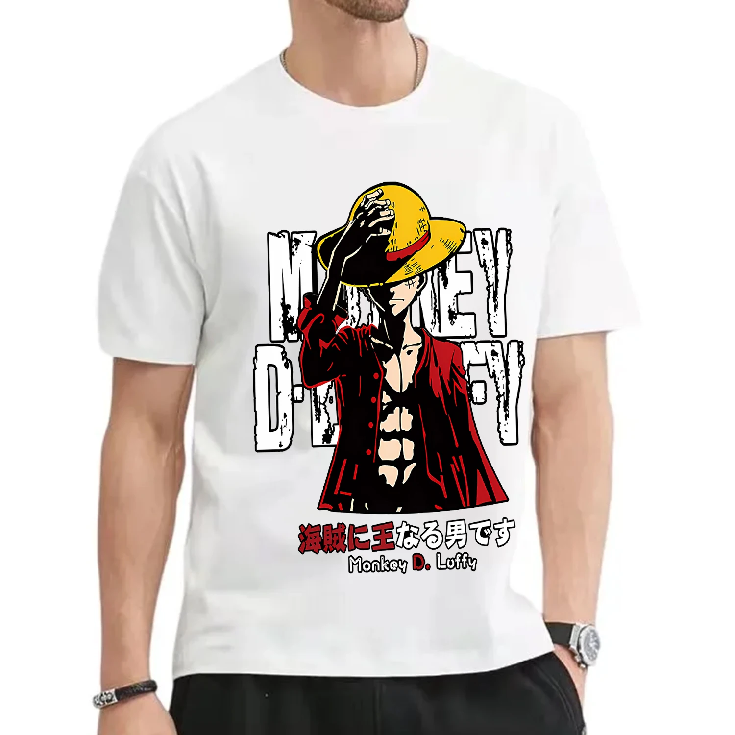 One Piece T-shirt for Adult Man Anime Clothes Luffy Unisex Short Sleeve Fashion Round Collar Clothing White Cotton Tee Top Gift
One Piece T-shirt for Adult Man Anime Clothes Luffy Unisex Short Sleeve Fashion Round Collar Clothing White Cotton Tee Top Gift