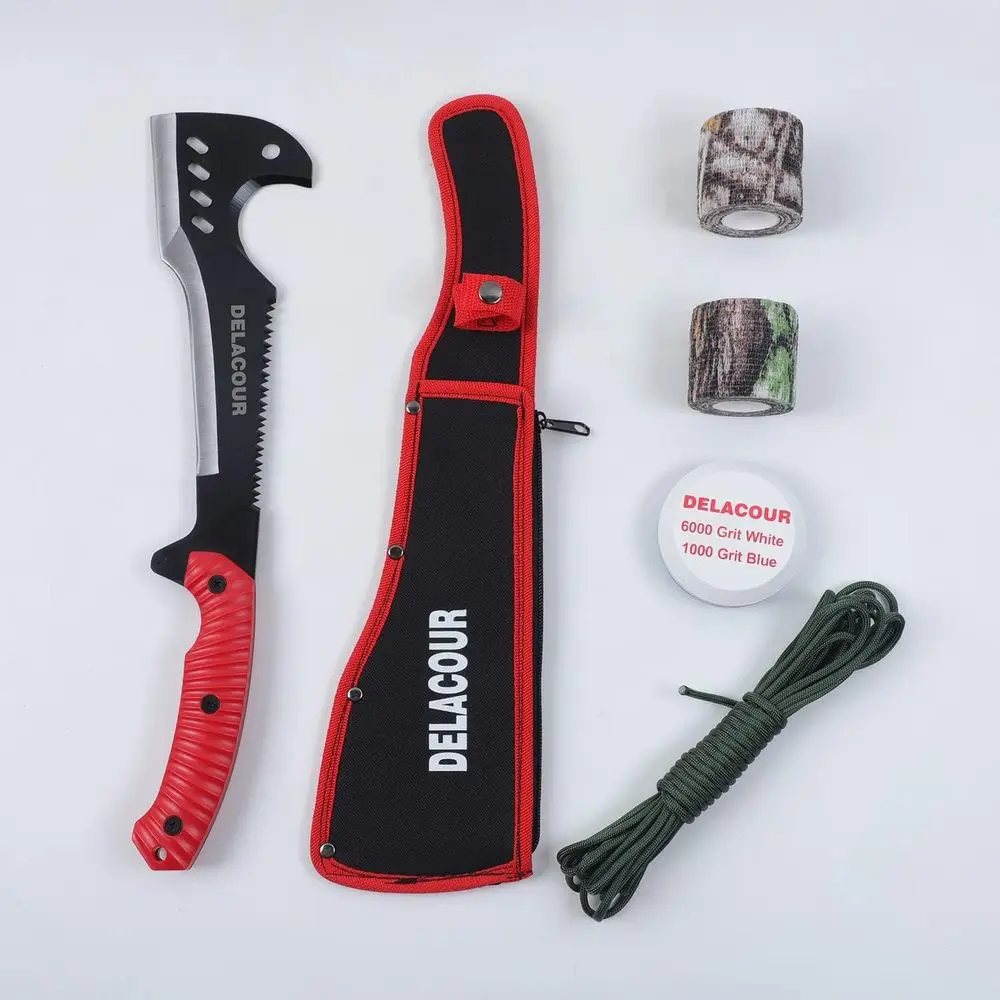 Versatile Nylon-Sheathed Axe for Camping, Survival, and Outdoor Adventures
Versatile Nylon-Sheathed Axe for Camping, Survival, and Outdoor Adventures