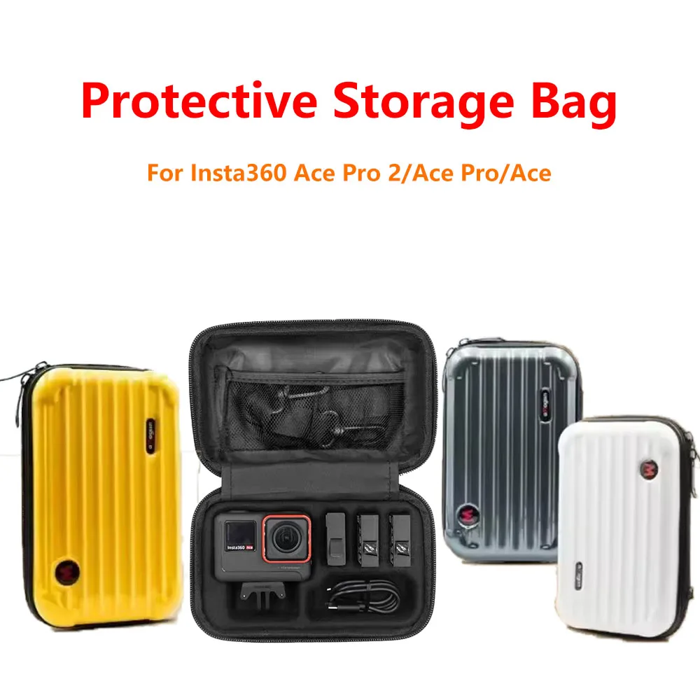 Protective Storage Bag For Insta360 Ace Pro 2/Ace Pro/Ace Hard Shell Storage Bag For Insta 360 ACE Action Camera Accessories
Protective Storage Bag For Insta360 Ace Pro 2/Ace Pro/Ace Hard Shell Storage Bag For Insta 360 ACE Action Camera Accessories