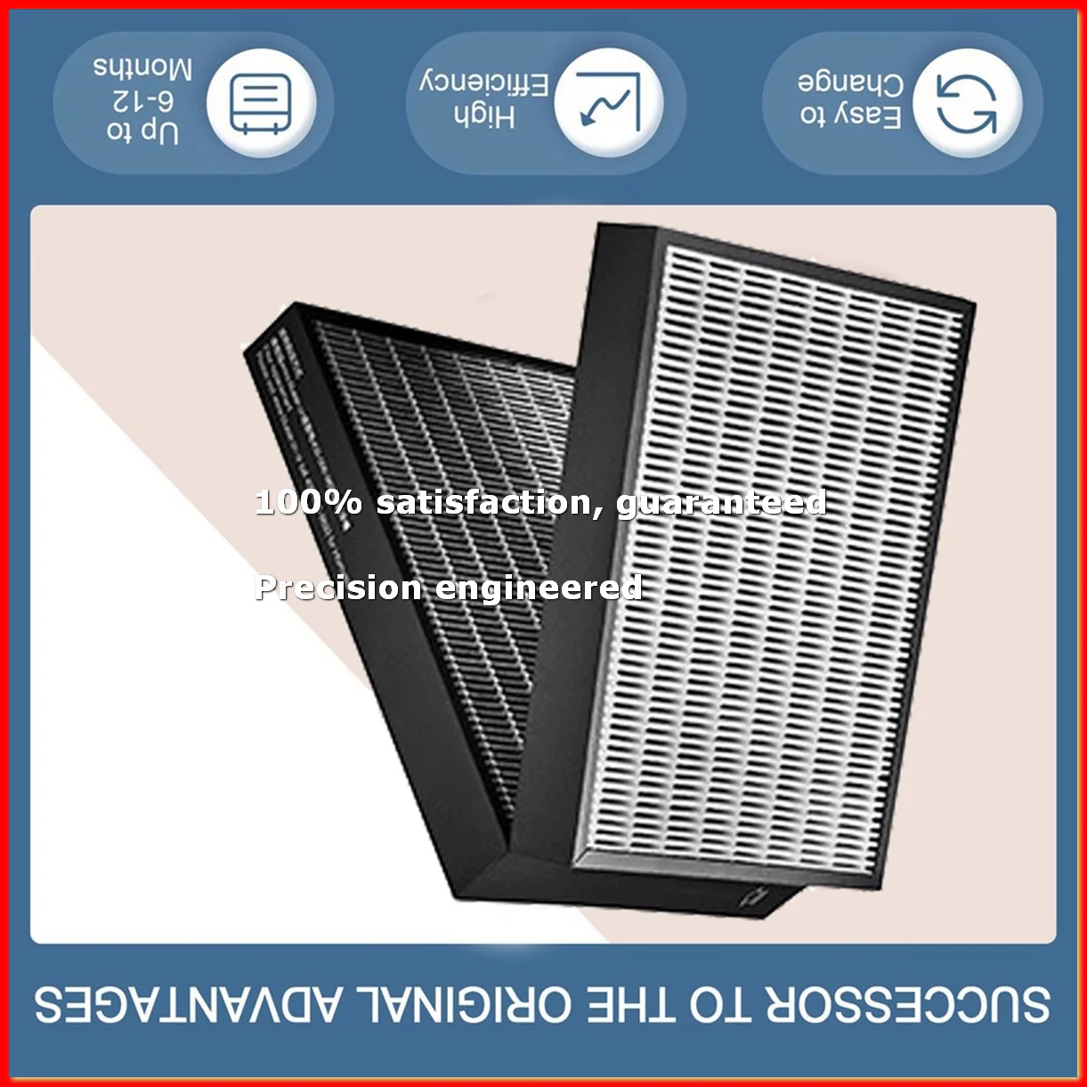 7400 Air Purifier Filter Replacement for 7410I, 7440I 7470I Models HEPA & Activated Carbon with Dual Pre-Filter-A68X
7400 Air Purifier Filter Replacement for 7410I, 7440I 7470I Models HEPA & Activated Carbon with Dual Pre-Filter-A68X