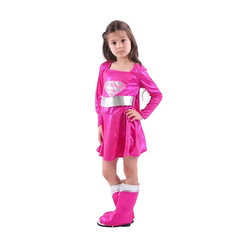 COSda@children hot pink suman girl dress,halloween cosplay party super hero suman costume with cape,boots,beltCOSda@ 
COSda@children hot pink suman girl dress,halloween cosplay party super hero suman costume with cape,boots,beltCOSda@