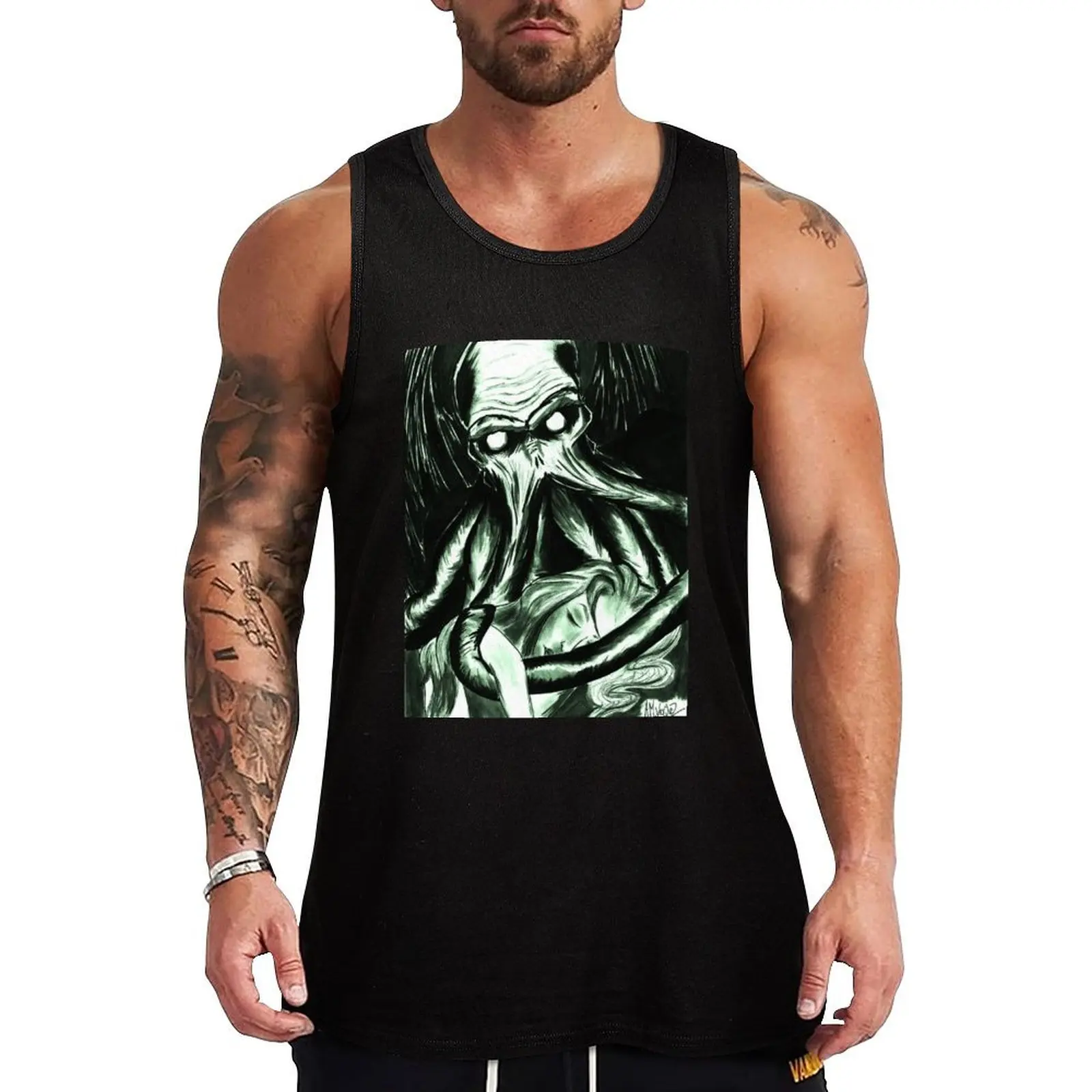 Cthulhu Dreams Tank Top cute tops sports t-shirts for men male top gym clothes man
Cthulhu Dreams Tank Top cute tops sports t-shirts for men male top gym clothes man