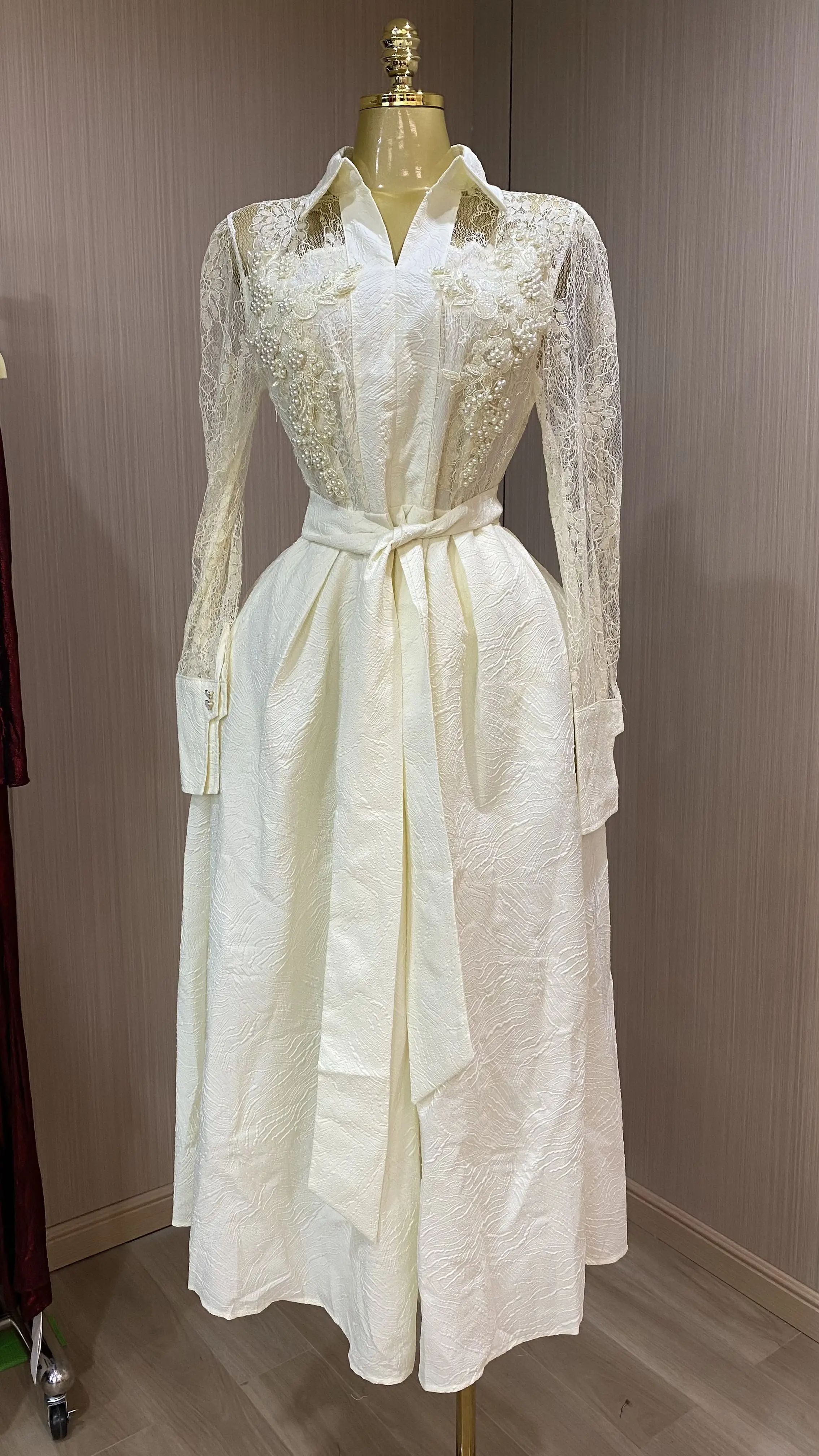 Summer Retro Polo Collar Casual Women's Dress with Imperial Embroidery Mesh Dress-GZXX776
Summer Retro Polo Collar Casual Women's Dress with Imperial Embroidery Mesh Dress-GZXX776