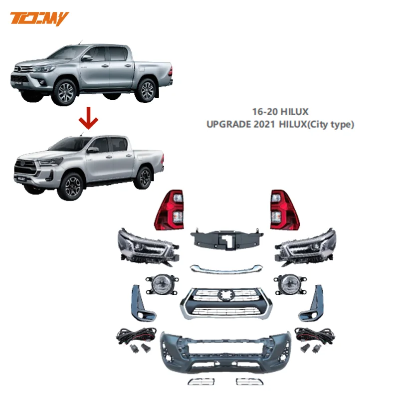 TDCMY Auto Bodykit Hot Selling Front Bumper For Toyota Hilux Revo 2016 Old Revo Upgrade New Car Truck Accessories
TDCMY Auto Bodykit Hot Selling Front Bumper For Toyota Hilux Revo 2016 Old Revo Upgrade New Car Truck Accessories